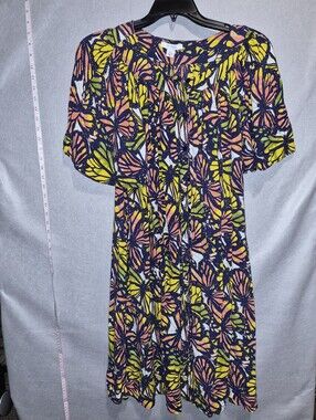 Go Softly Patio Women’s XL Butterfly Print Midi Dress